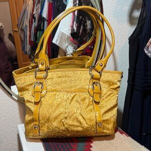 Giani Bernini Yellow Shoulder Bag
